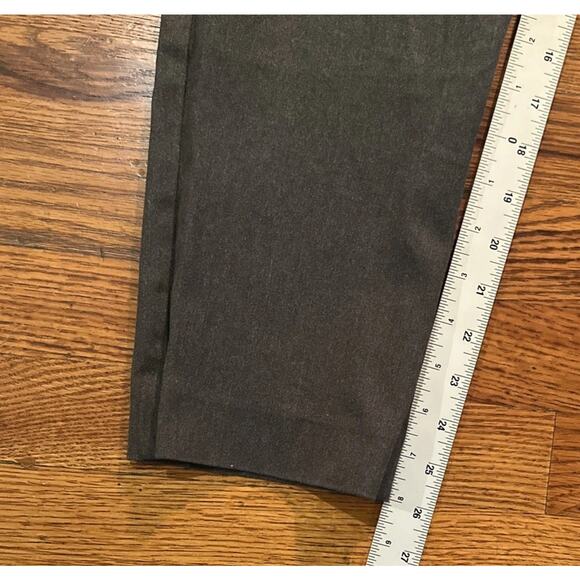 LOFT Curvy Skinny Ankle Fitted With Stretch Charcoal Gray Women’s Pants Size 14 - Picture 5 of 8